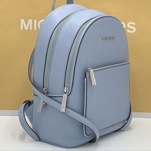 MICHAEL KORS ADINA MEDIUM BACKPACK PALE BLUE